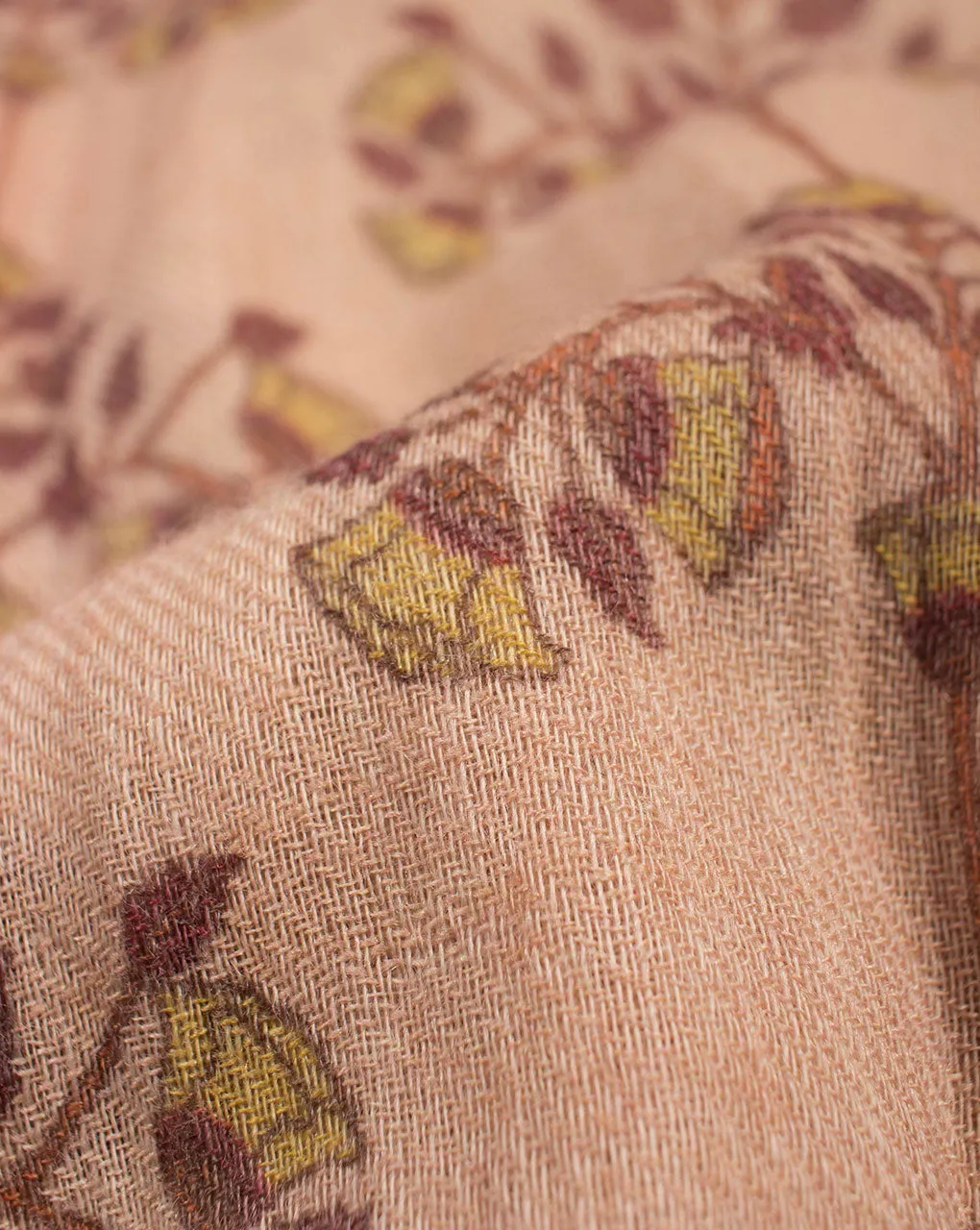 Digital Print Wool Silk Fabric