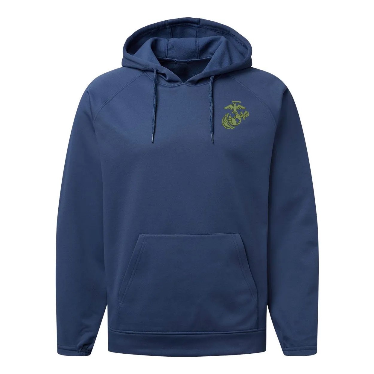 EGA Performance Fleece Hooded Sweatshirt - OD Green Logo