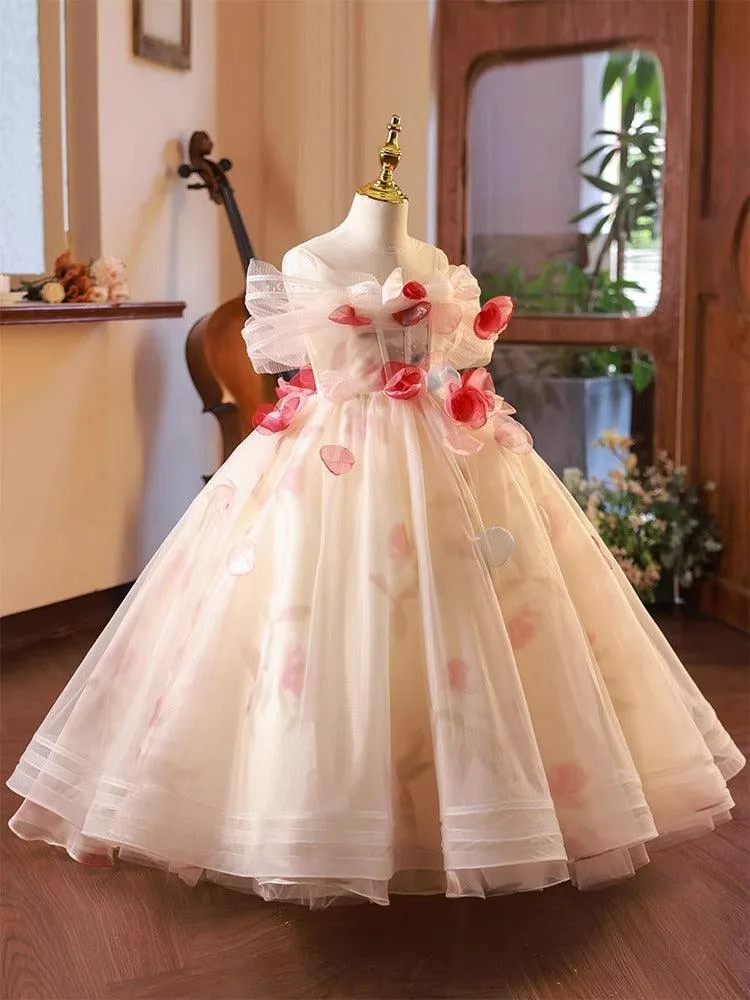 Enchanted Garden Princess Dress Petal Dream Gown Fairy Tale Princess Dress