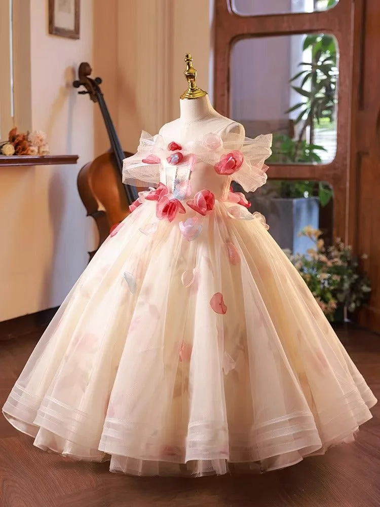 Enchanted Garden Princess Dress Petal Dream Gown Fairy Tale Princess Dress