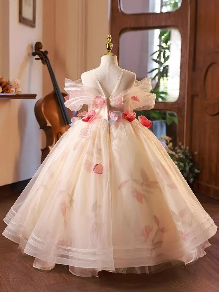 Enchanted Garden Princess Dress Petal Dream Gown Fairy Tale Princess Dress