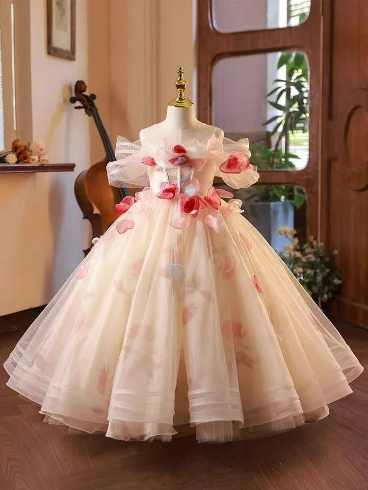 Enchanted Garden Princess Dress Petal Dream Gown Fairy Tale Princess Dress