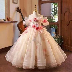 Enchanted Garden Princess Dress Petal Dream Gown Fairy Tale Princess Dress