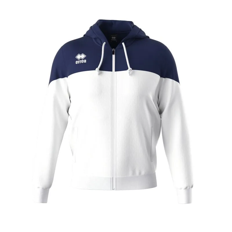 ERREA BEN ZIP UP HOODIE WHITE NAVY