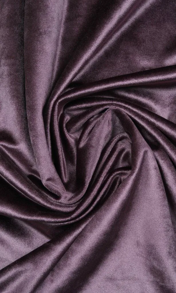 'Evening Gown' Custom Size Velvet Window Roman Blinds (Purple)