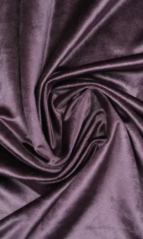 'Evening Gown' Custom Size Velvet Window Roman Blinds (Purple)