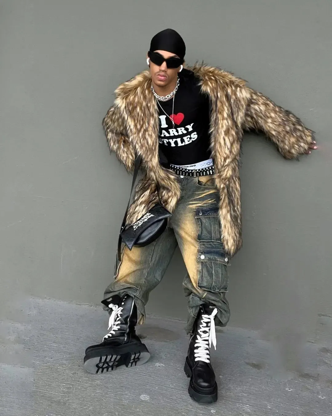 Faux Fur Long Coat