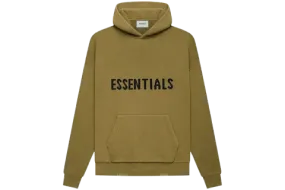FEAR OF GOD ESSENTIALS "FW21" Knit Hoodie Amber