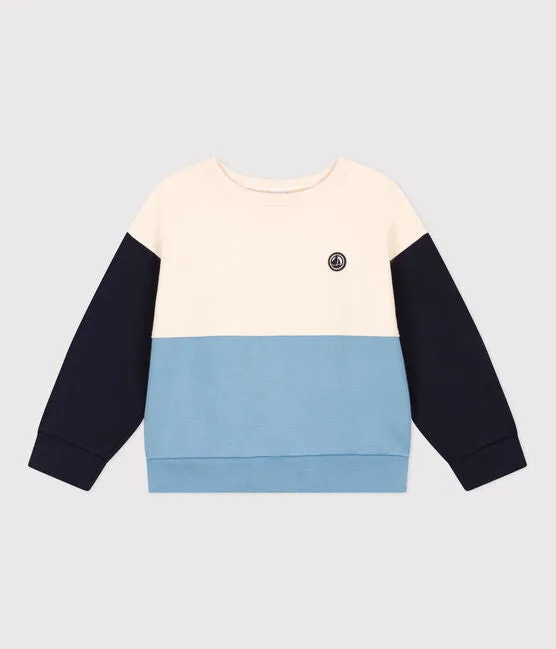 Fleece Colorblock Sweatshirt - Petit Bateau