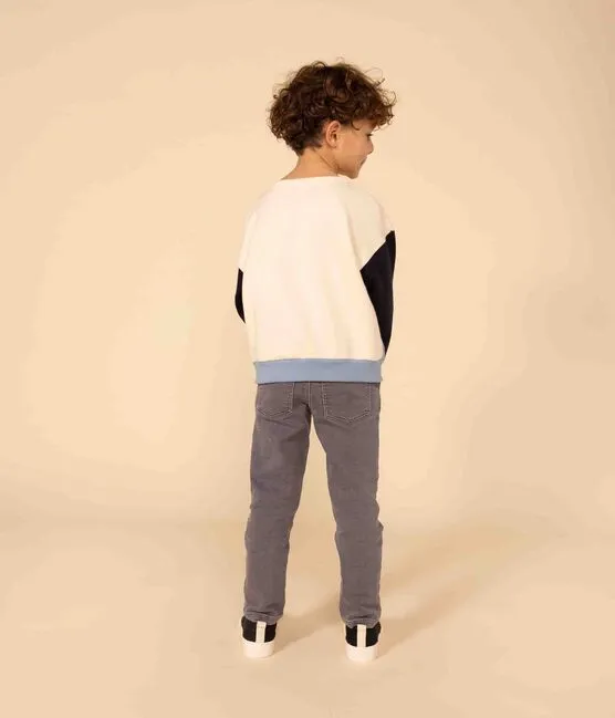 Fleece Colorblock Sweatshirt - Petit Bateau