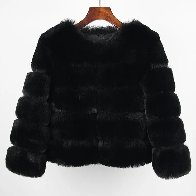 Fox Faux Fur Coat