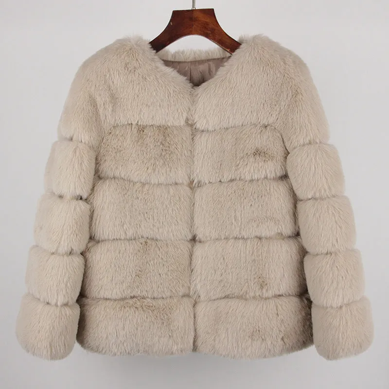 Fox Faux Fur Coat