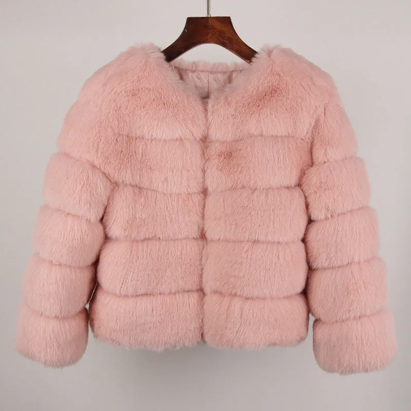Fox Faux Fur Coat