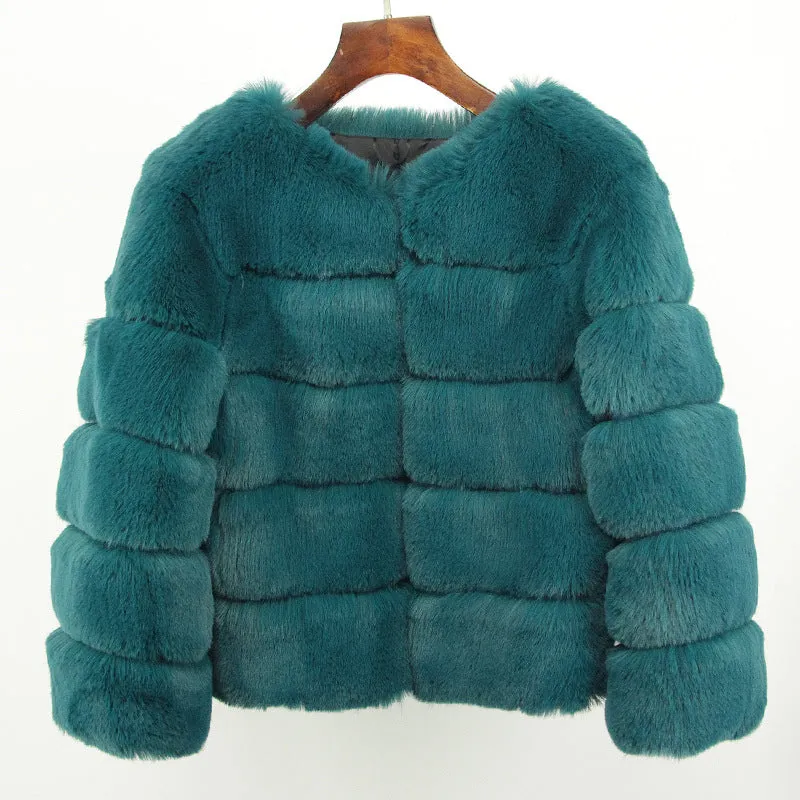 Fox Faux Fur Coat