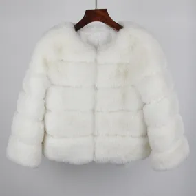 Fox Faux Fur Coat