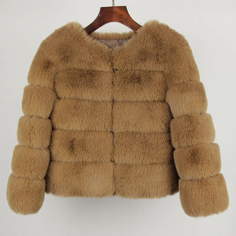 Fox Faux Fur Coat