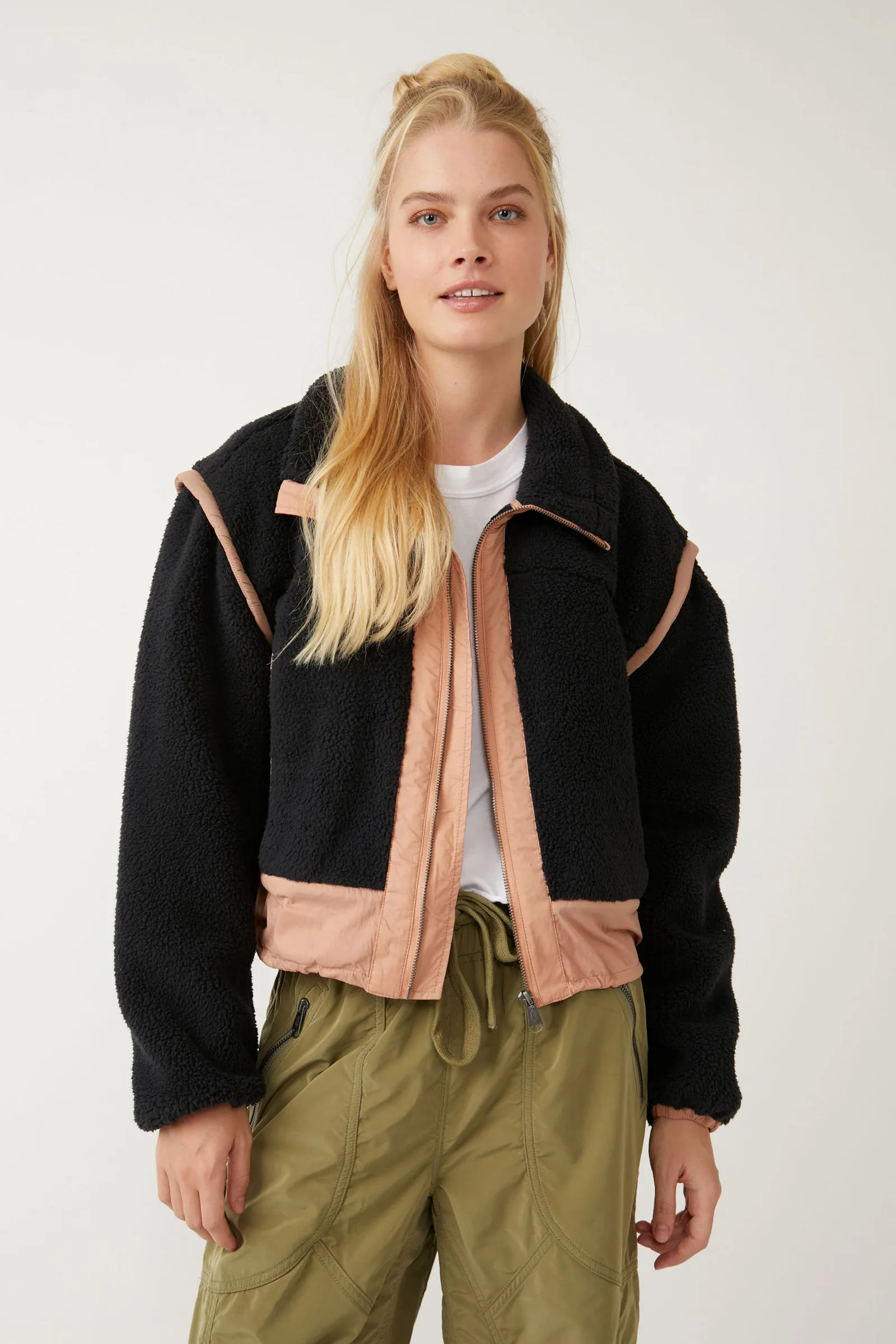 Free People Movement Courtside Fleece Jacket