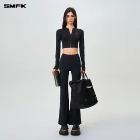 FUTURE Wave Body Shaping Sports Flared Pants Black