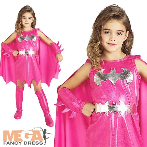 Girls Pink Batgirl Costume