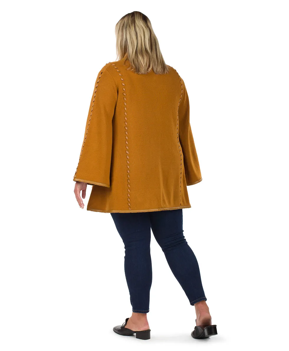Hand Laced Cape with Clasp - Vintage