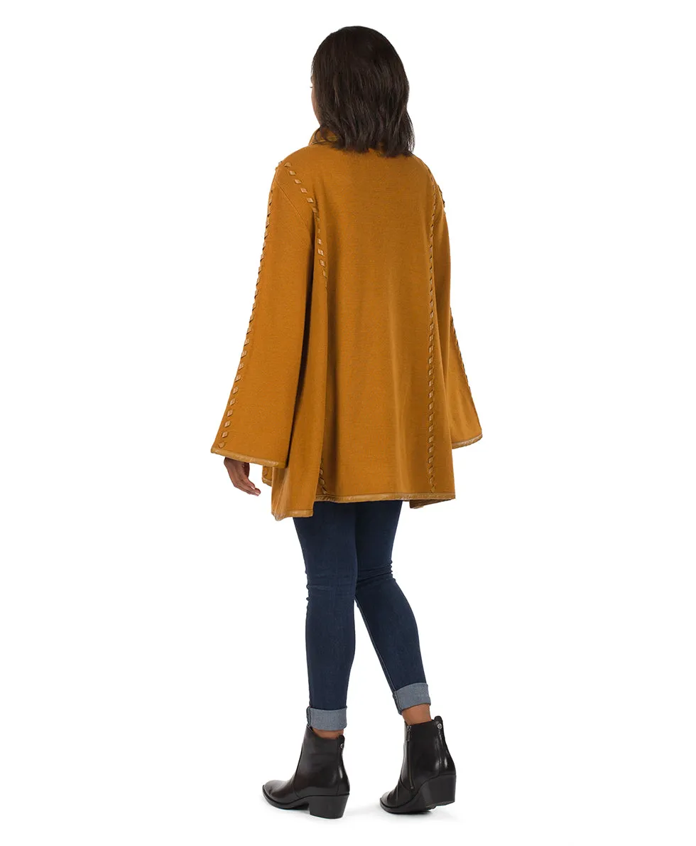 Hand Laced Cape with Clasp - Vintage