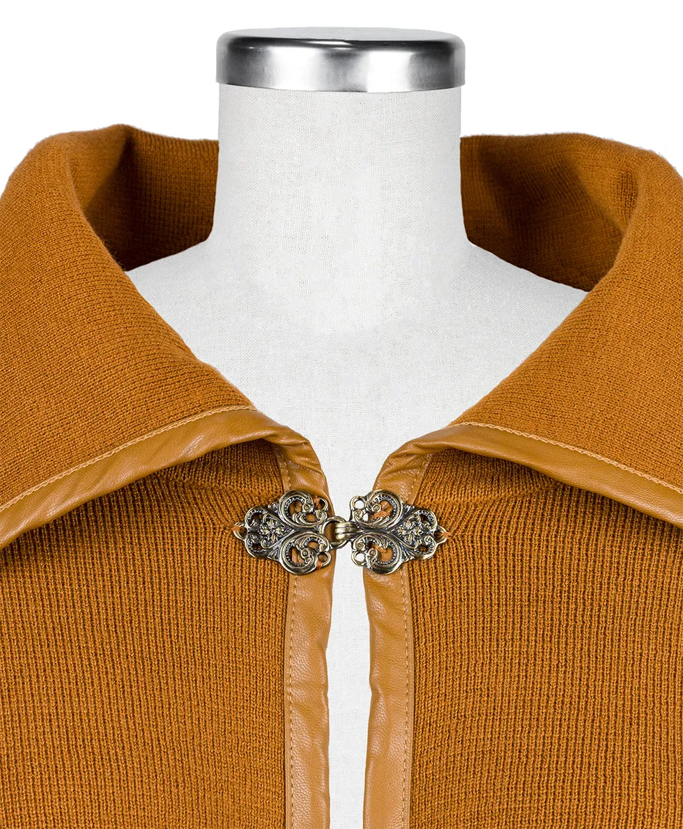 Hand Laced Cape with Clasp - Vintage