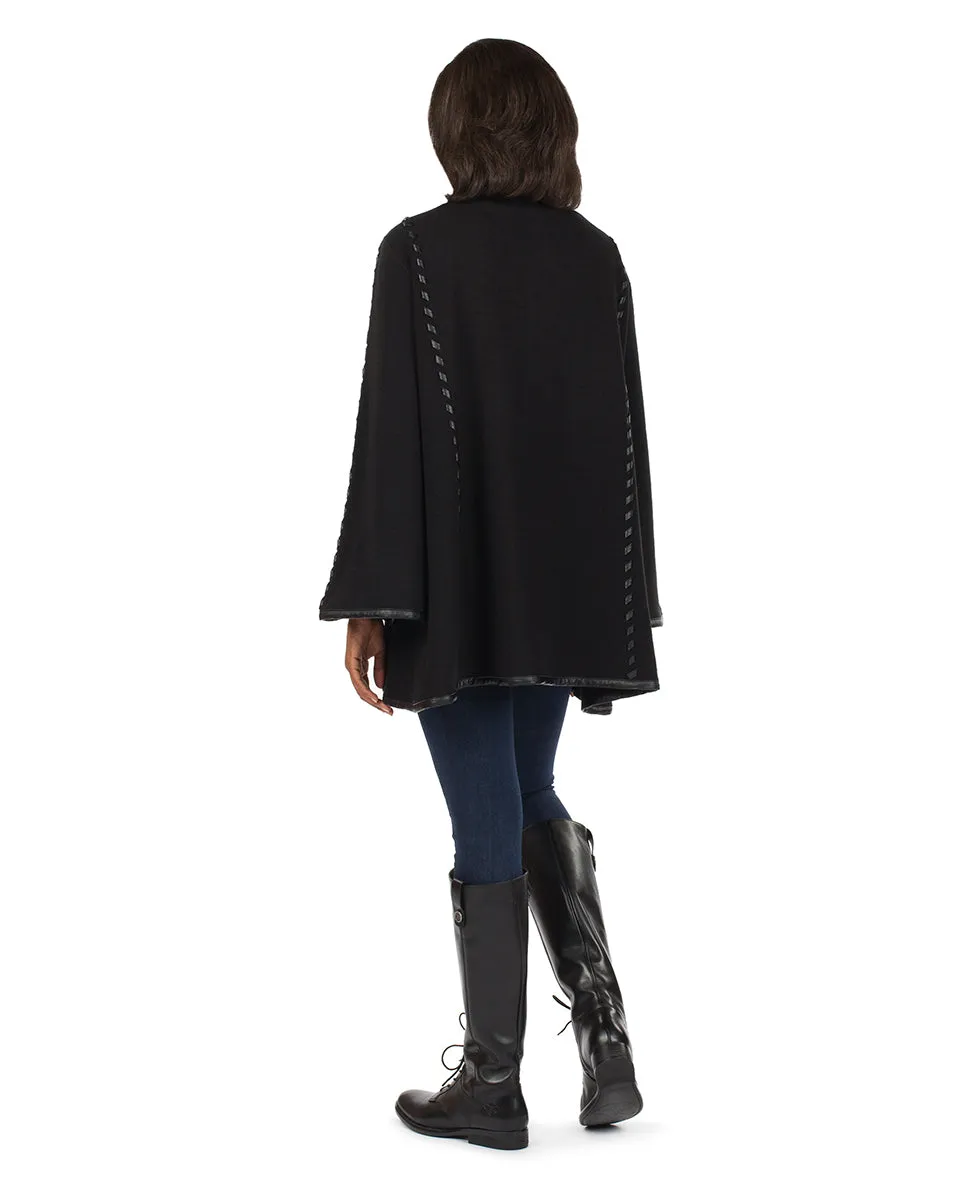 Hand Laced Cape with Clasp - Vintage