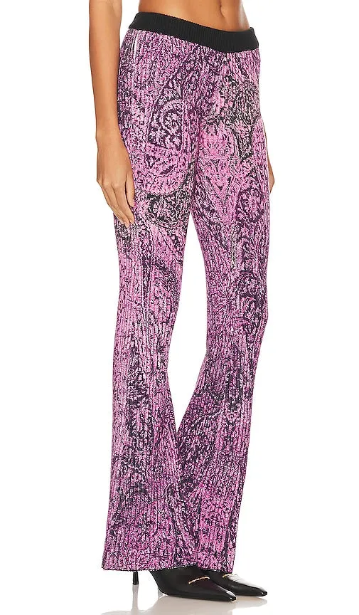 HEMANT AND NANDITA Flared Pants in Purple