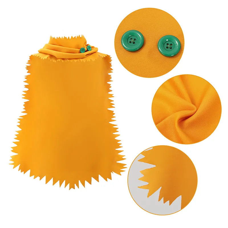 Hero Cosplay Capes Yellow Scarf Cloak Men Halloween Costume Accessories