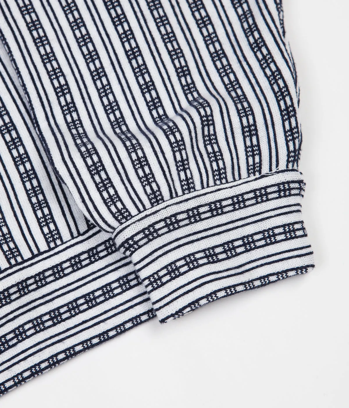 Hockey Hill Cardigan - White / Navy
