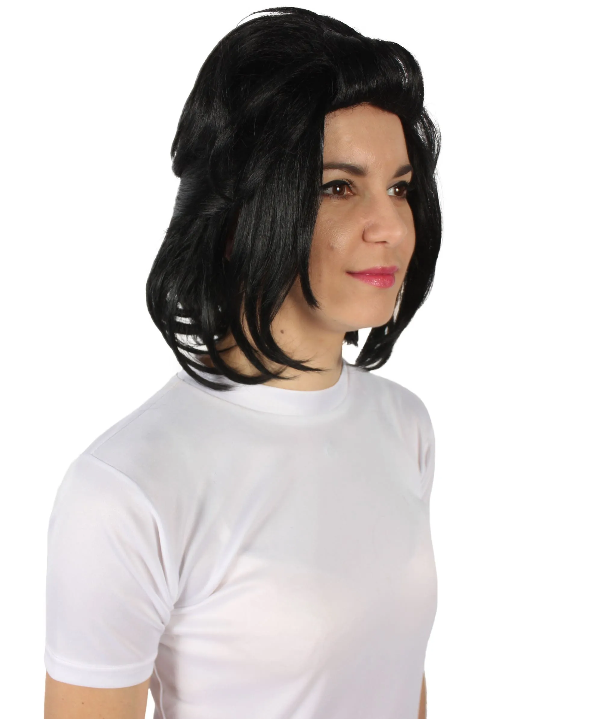 HPO Adult Women's Japanese Manga Eldian Gabi Short Black Wig