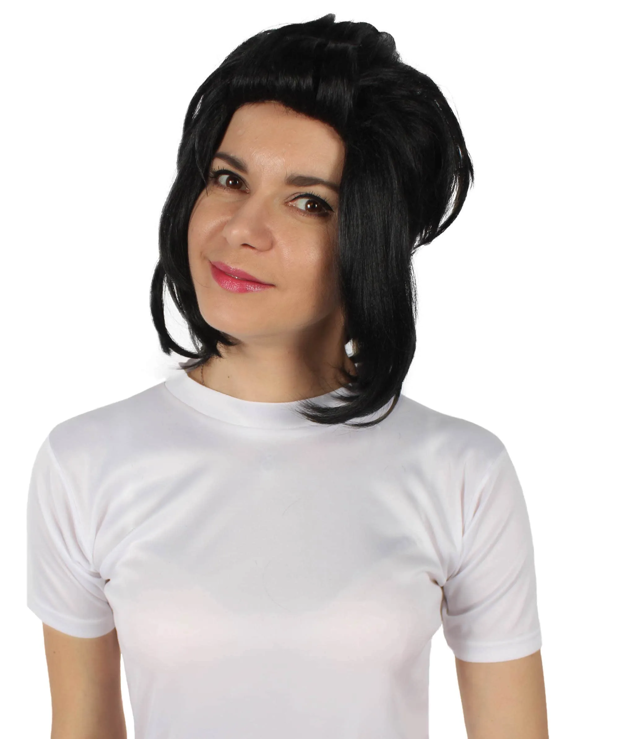 HPO Adult Women's Japanese Manga Eldian Gabi Short Black Wig