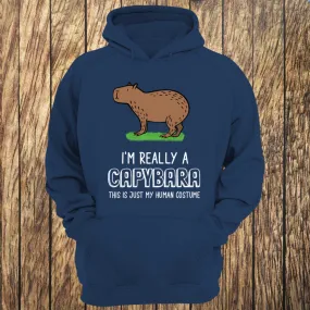 I'm really a Capybara Coloured Unisex Hoodie