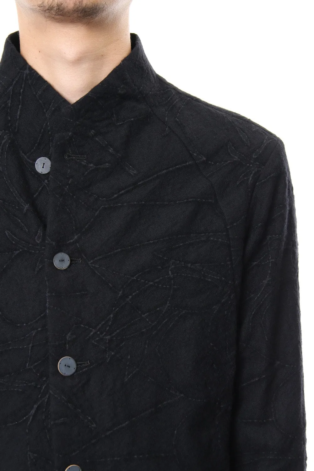 Jacket Wool Printed