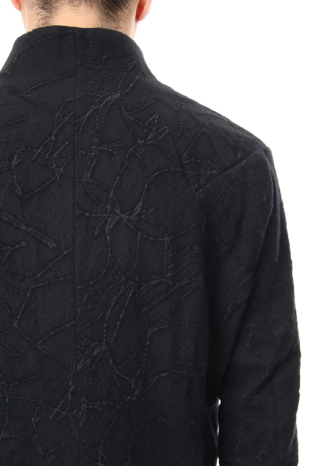 Jacket Wool Printed