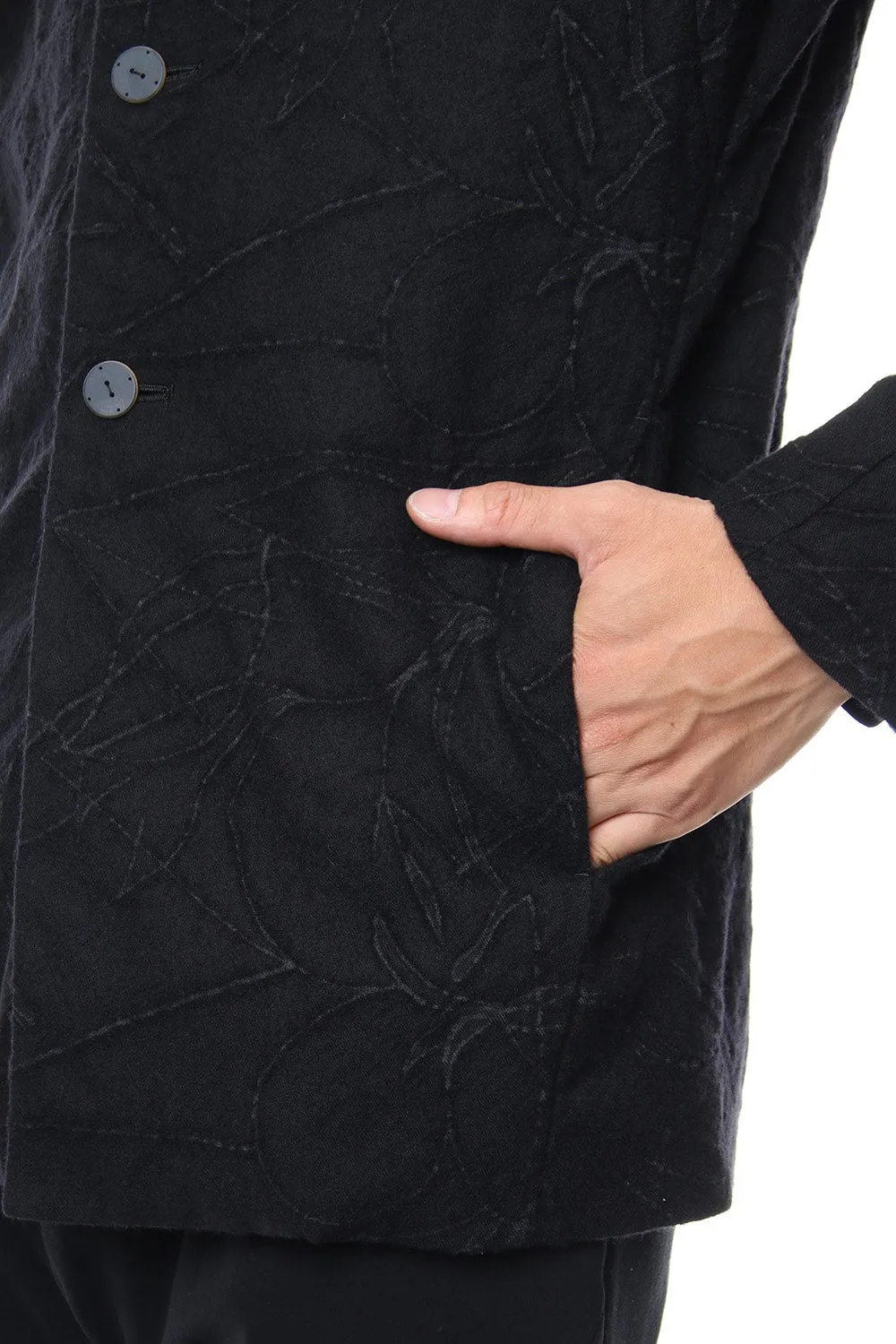 Jacket Wool Printed