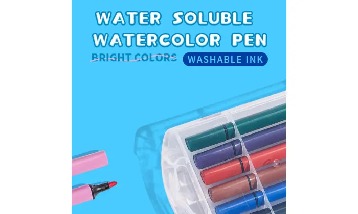 JIELISI 12 Colours Watercolour Markers