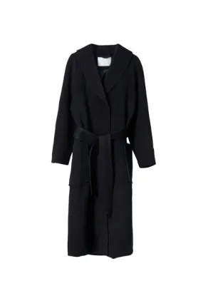 Jimson Weed Wool Coat - Anthracite Black
