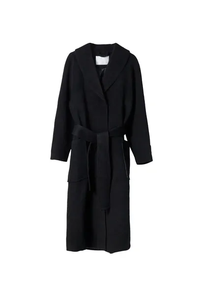 Jimson Weed Wool Coat - Anthracite Black