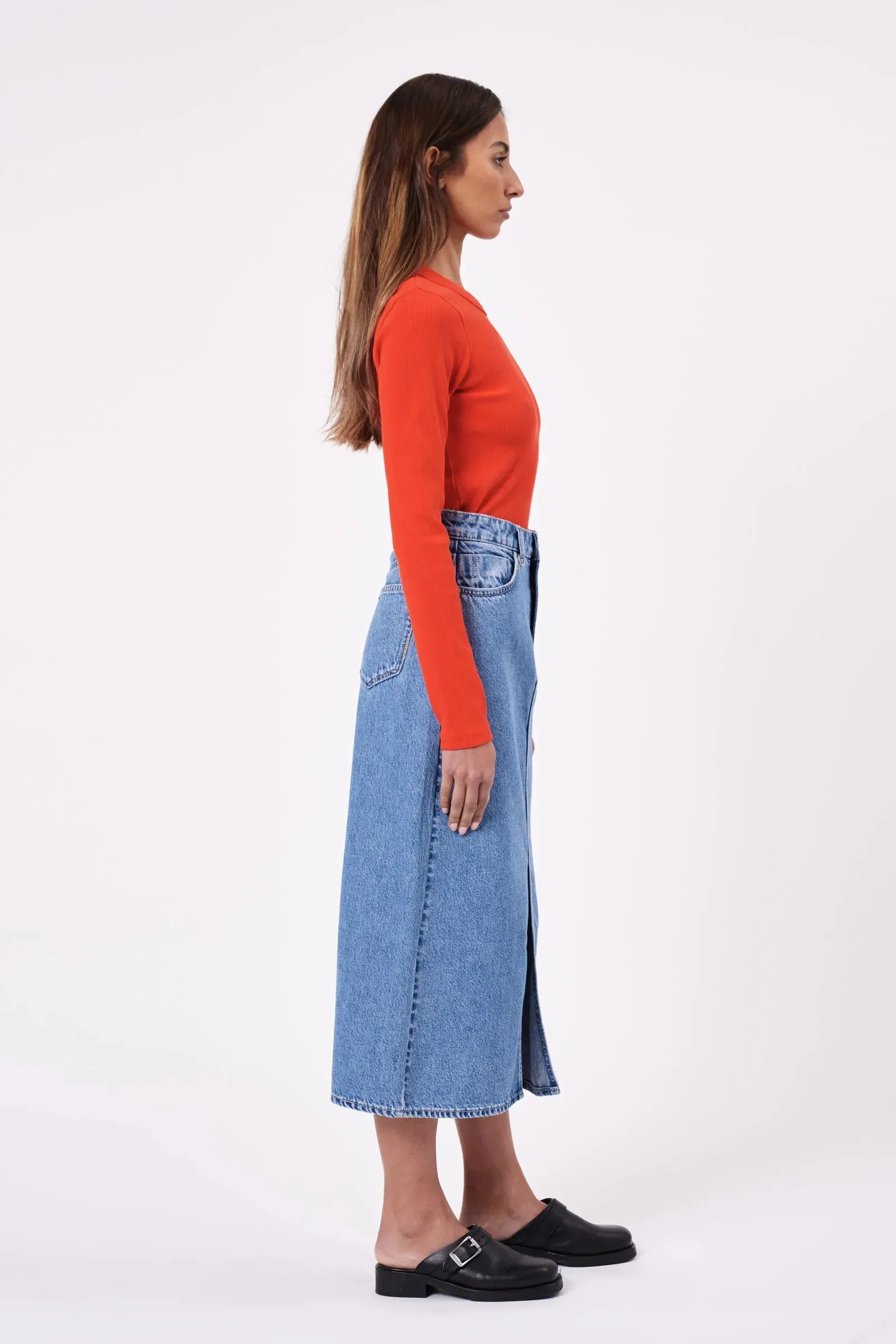 Jonesy Long Sleeve - Vermillion