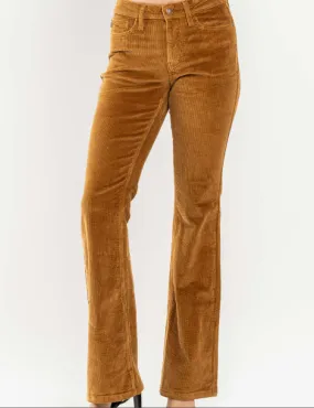 Judy Blue Mid Rise Bootcut Corduroy Pants