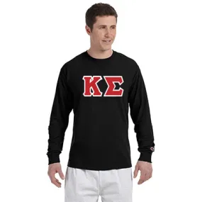 Kappa Sigma Champion Long-Sleeve Tee - Champion CC8C - TWILL