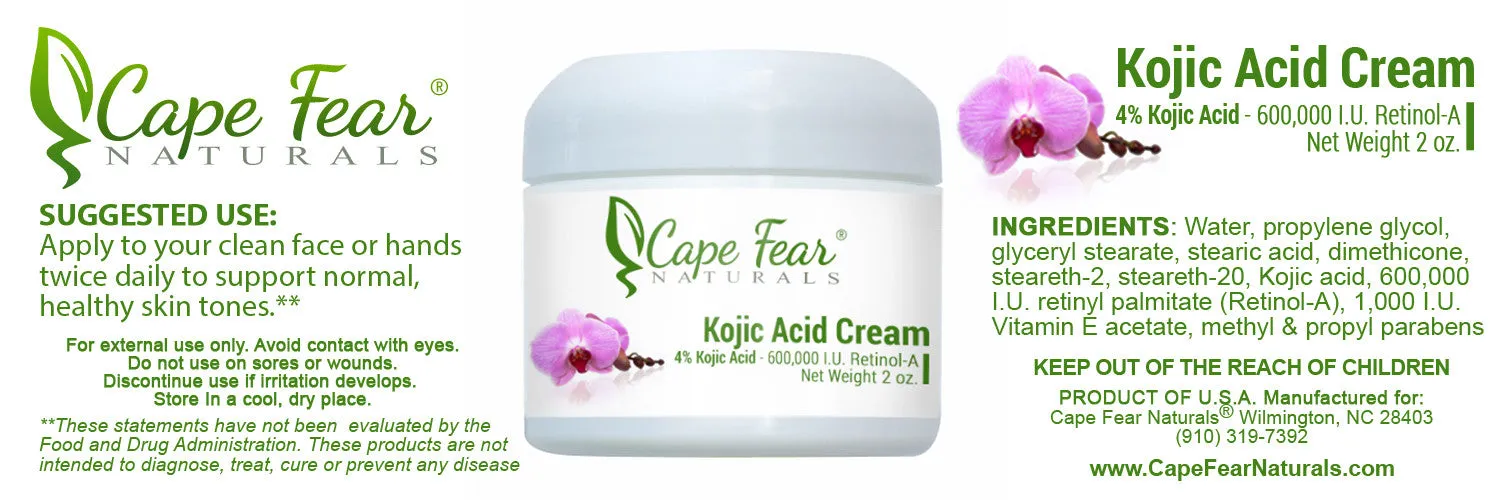 Kojic Acid Cream and 2% Super a-Arbutin Cream Combo Deal - Save $6!