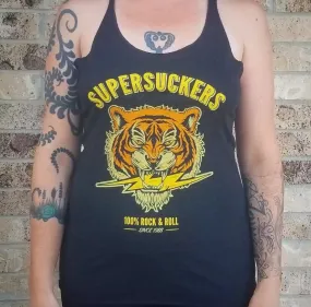 LADIES 100% ROCK & ROLL TIGER TANK