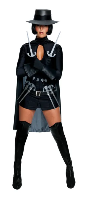 Ladies V for Vendetta Fancy Dress Evey Guy Fawkes Halloween Costume   Hat