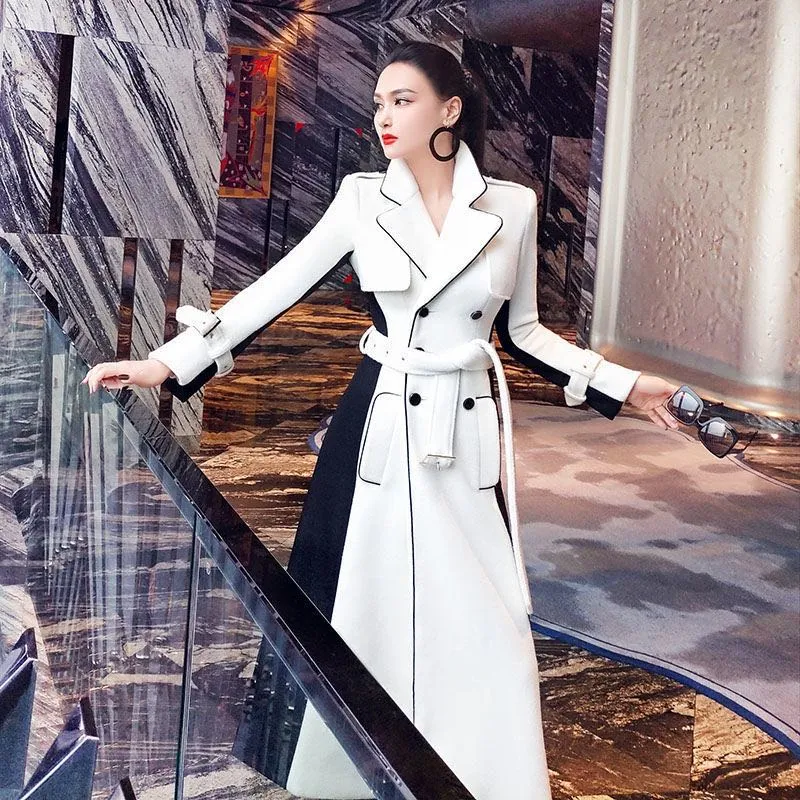 Lapel coat women's Cashmere autumn and winter