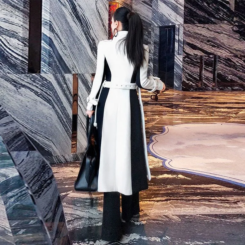 Lapel coat women's Cashmere autumn and winter