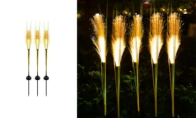 LED Solar Fiber Optic Reed Lights