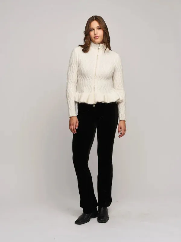 Lene Alpaca Cardigan - Ivory