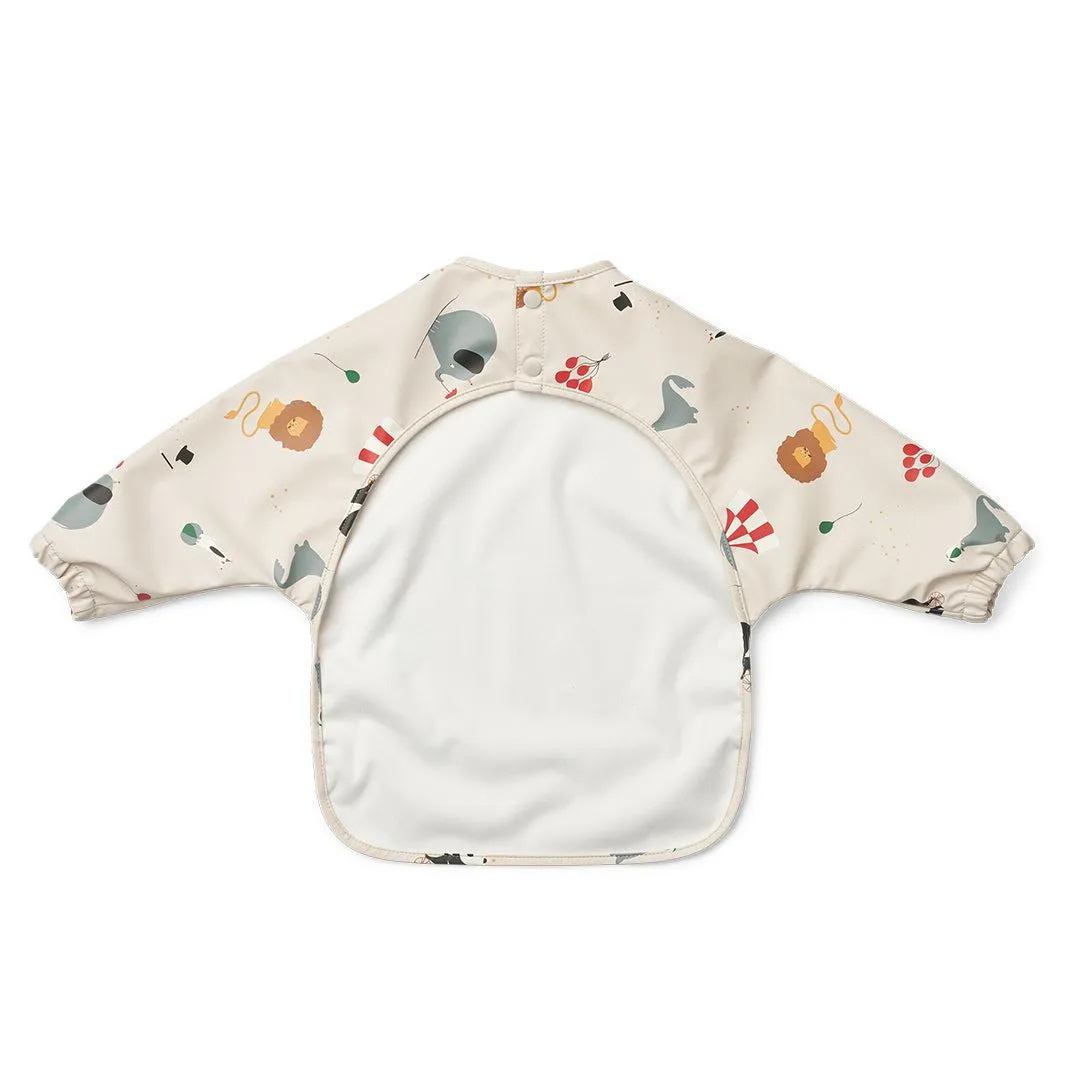 Liewood Merle Printed Cape Bib - Circus / Sandy